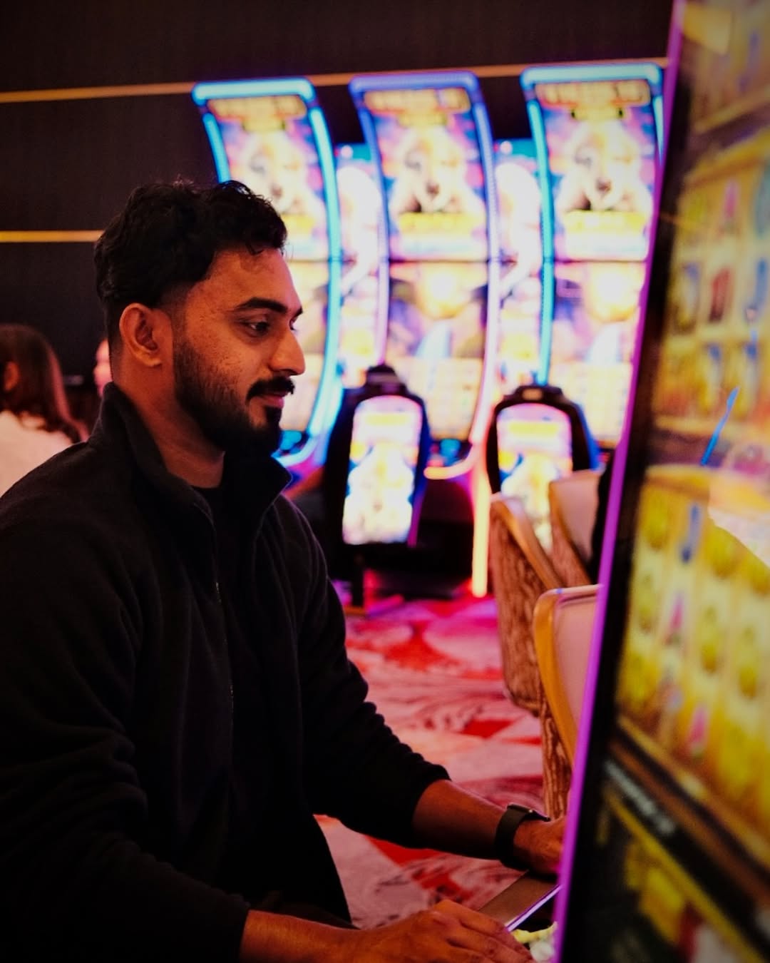 Taking a gamble, but the real jackpot is the experience. ๐ฐโจ